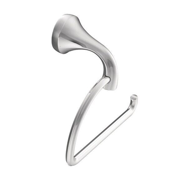 Moen YB2808CH Eva Pivoting Toilet Paper Holder, Chrome Bathroom New In Box - Picture 1 of 6